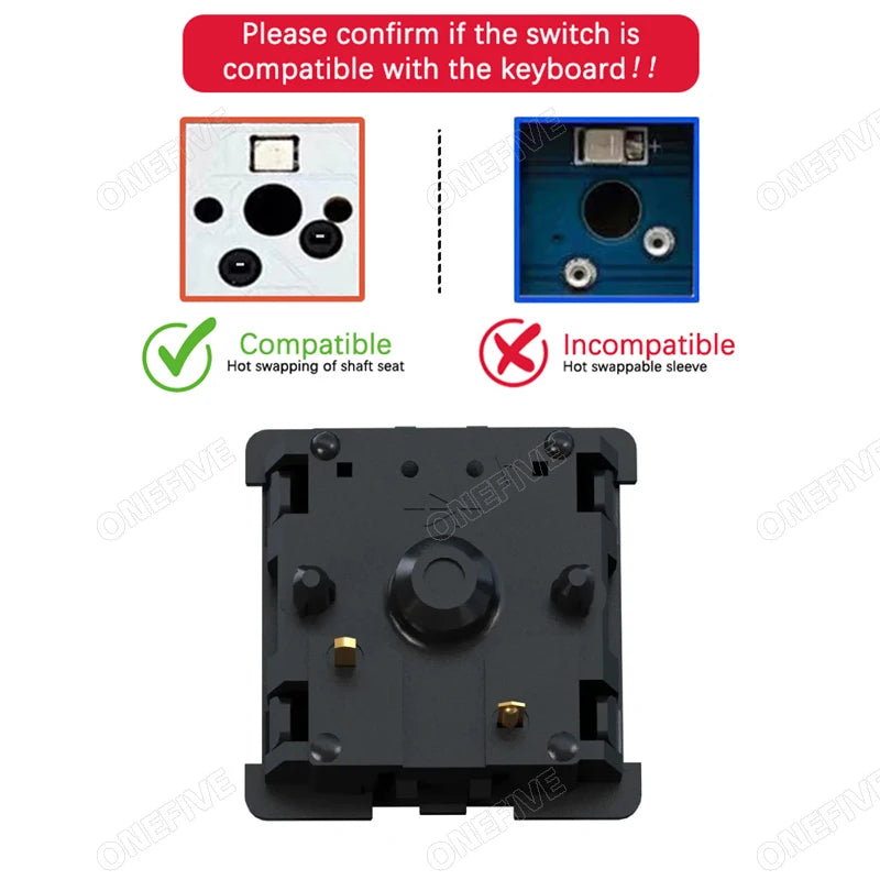 New Oil King 2.0 Switch 5Pin Pre Lubed Linear Switches 55Gf Mechanical Keyboard Switch Accessories DIY Oil Black