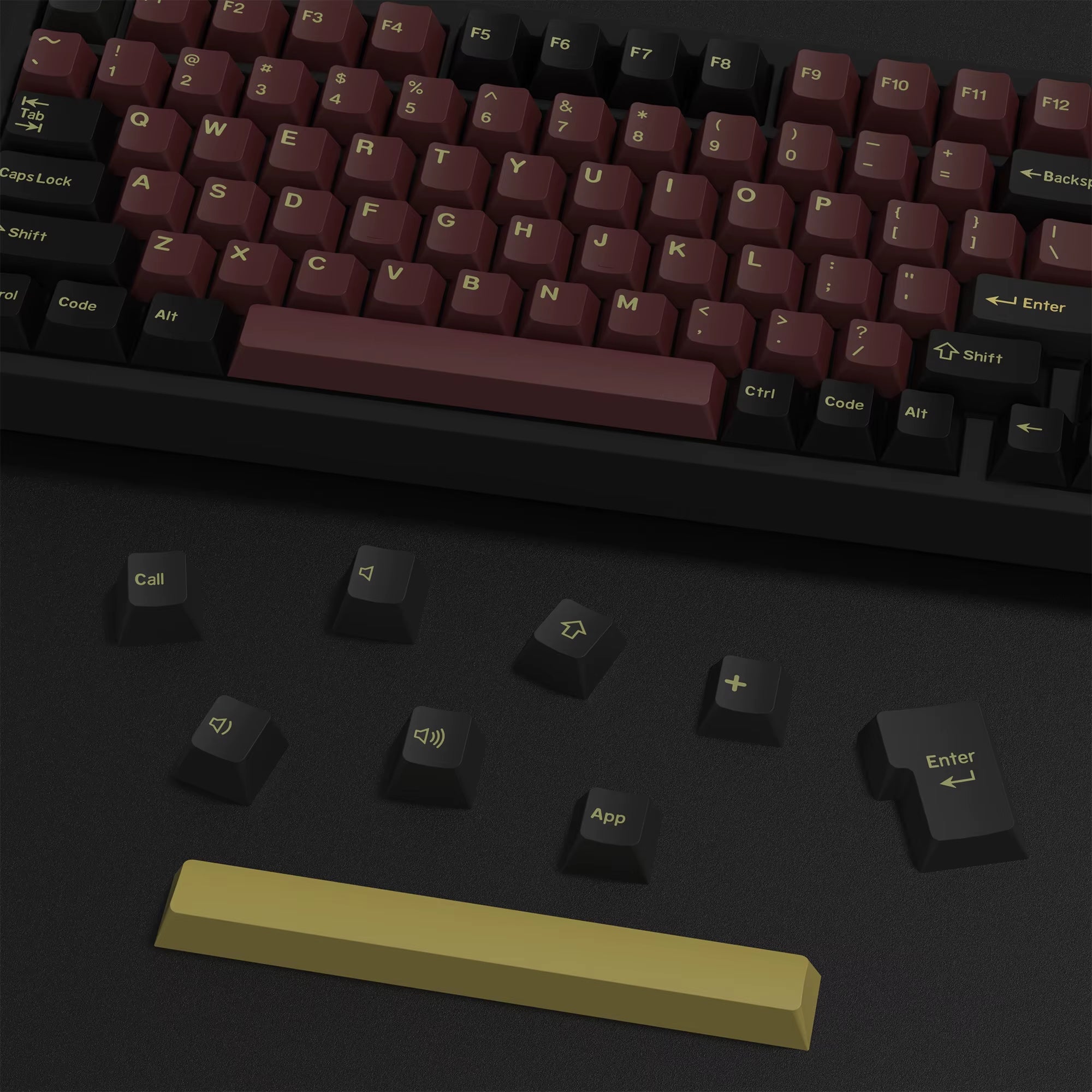 176 Keys Caps GMK Blue Samurai Keycap Cherry Profile Double Shot PBT for Mechanical Gaming Keyboard Retro ISO 7U Space Bar