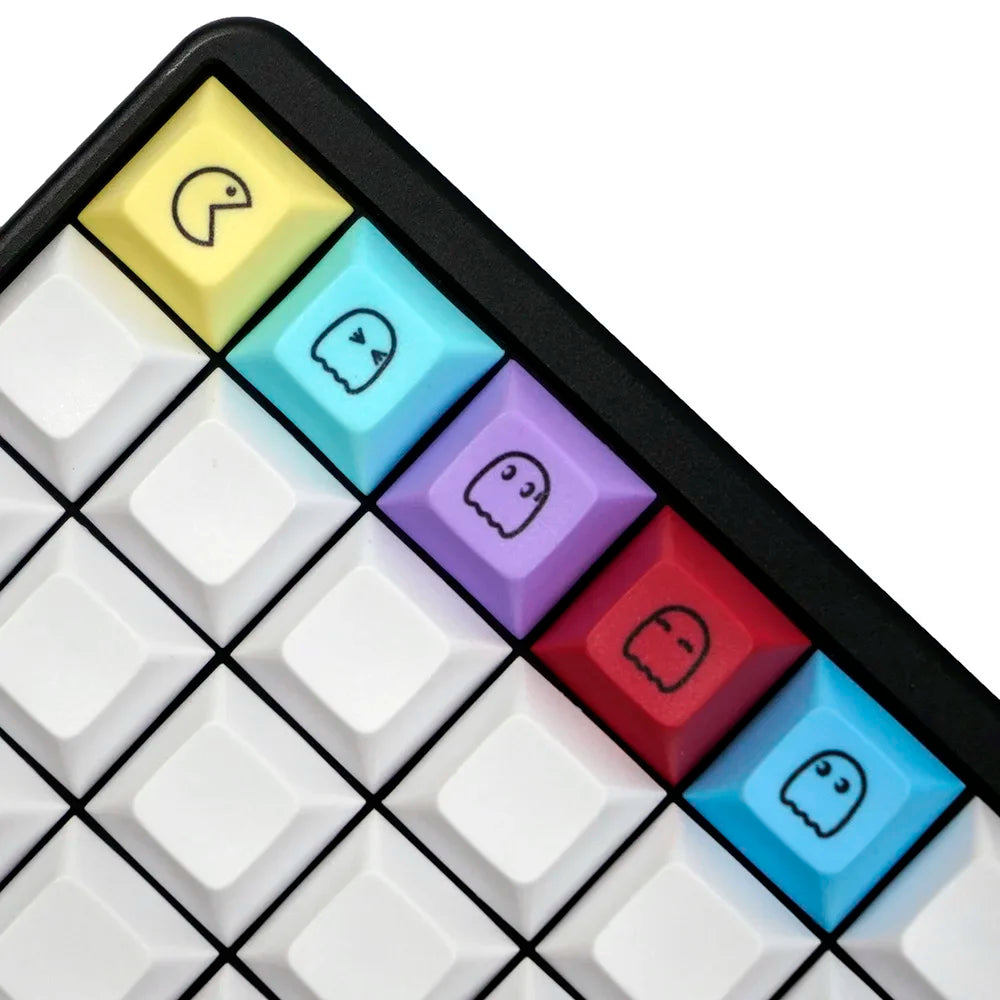 5PCS Cute Emoticons Keycaps OEM/DSA Supplementary Keycap PBT Key Caps for Mechanical Keyboard Custom DIY Game Key Cap