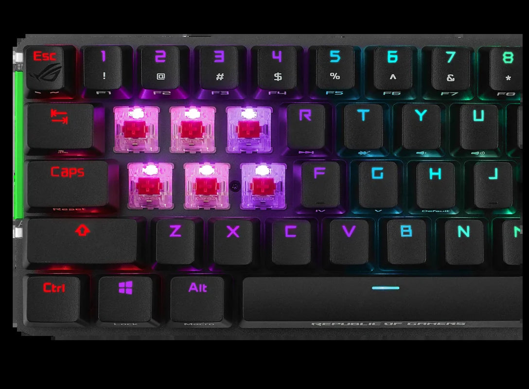 (Open Box)  ROG Falchion NX 65% Mechanical Keyboard - ROG NX Red