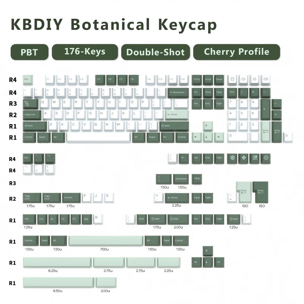 176 Keys Caps GMK Blue Samurai Keycap Cherry Profile Double Shot PBT for Mechanical Gaming Keyboard Retro ISO 7U Space Bar