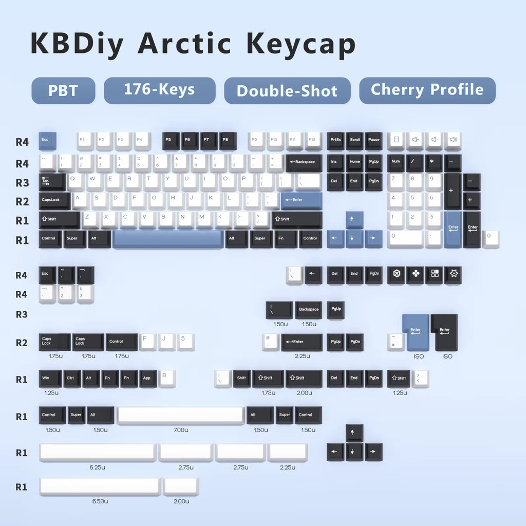 GMK Illusion Keycap Cherry Profile Double Shot PBT ISO Keycaps for Gamer Mechanical Keyboard Kit Gaming Point Retro Keycap