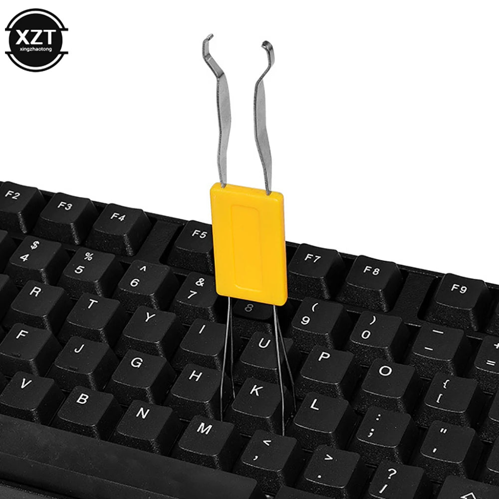 2 in 1 Keycaps Puller Accessories Unloading for Gaming Keyboard Switches Remover Button Extractor Tool Fixing Durable Easy Use