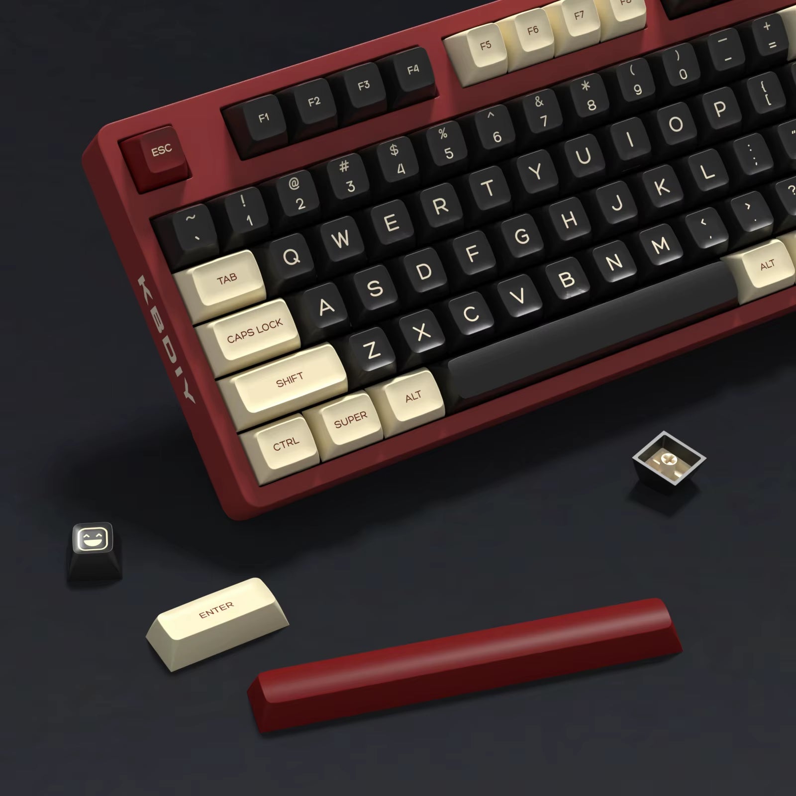 Keyboard Keycaps Set PBT Rome Keycaps Custom Retro Double Shot SA Profile ISO 7U 161 Keys Caps for MX Switches GMK67 K500