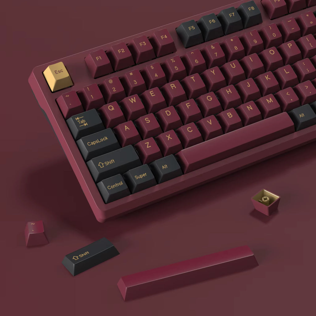 176 Keys Caps GMK Blue Samurai Keycap Cherry Profile Double Shot PBT for Mechanical Gaming Keyboard Retro ISO 7U Space Bar