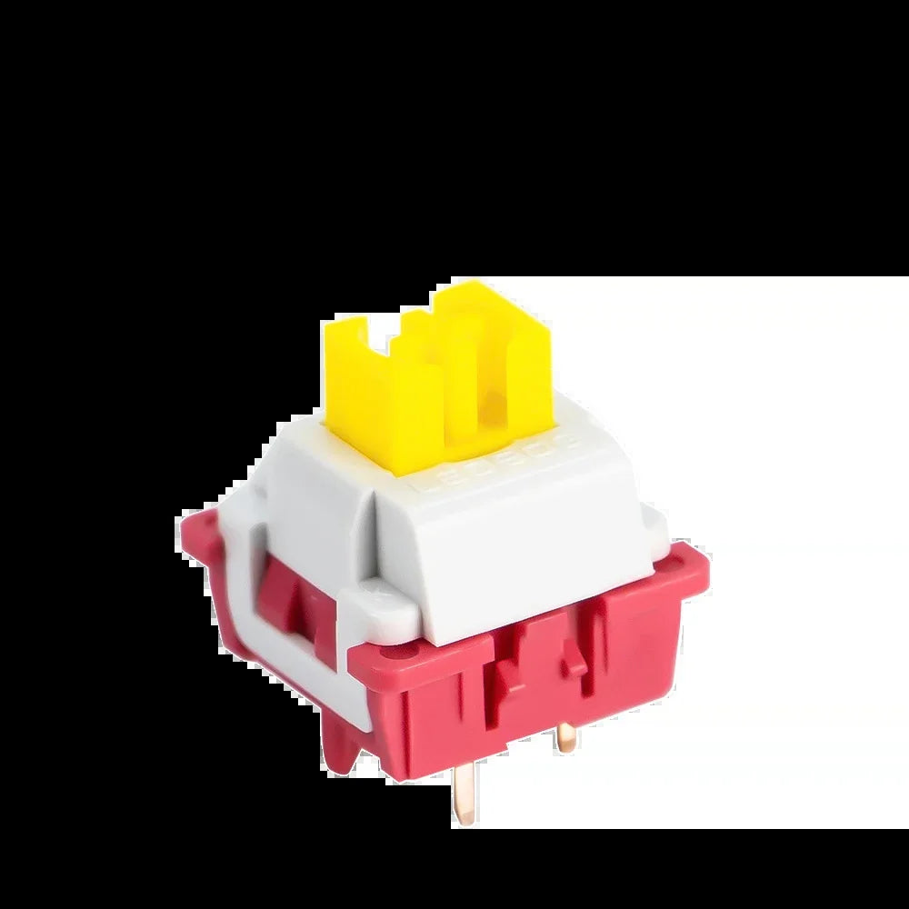 Nimbus V3 Linear Switches with POM Stem 34Gf 5Pin Pre Lubed Switch Yellow Axis for Gaming Mechanical Keyboard