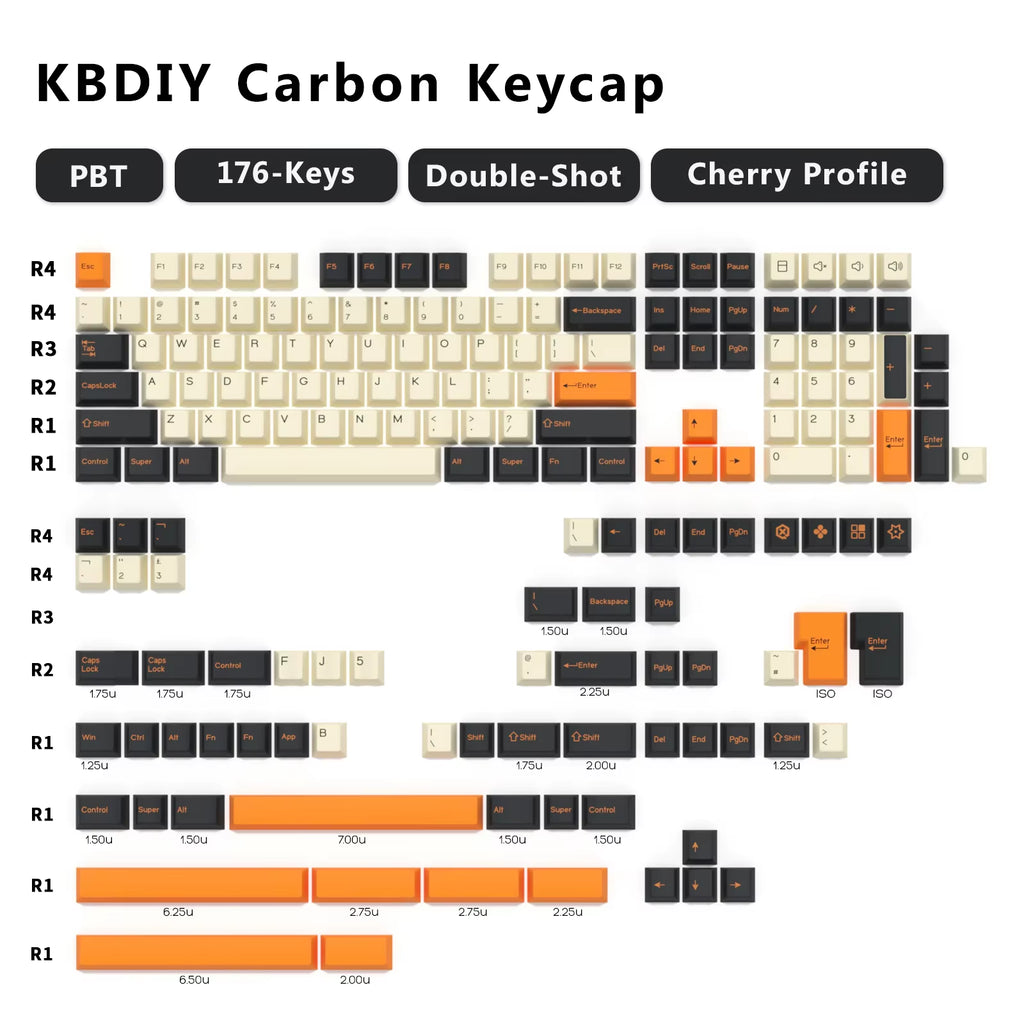 176 Keys Caps GMK Blue Samurai Keycap Cherry Profile Double Shot PBT for Mechanical Gaming Keyboard Retro ISO 7U Space Bar