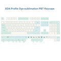 138 Keys Coffee Cat PBT Keycap 5 Sides DYE-SUB XDA Profile Customized Keycaps for Cherry MX Switch Gamer Mechanical Keyboards