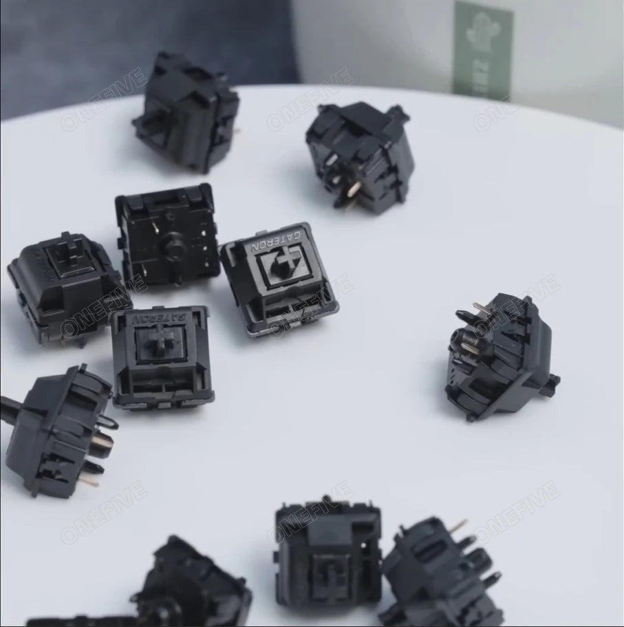 New Oil King 2.0 Switch 5Pin Pre Lubed Linear Switches 55Gf Mechanical Keyboard Switch Accessories DIY Oil Black