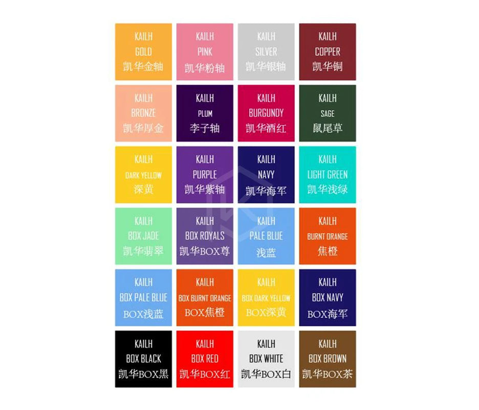 24 Switch Switches Tester with Acrylic Base Blank Keycaps for Mechanical Keyboard Kailh Box Heavy Pro Purple Orange Yellow Gold