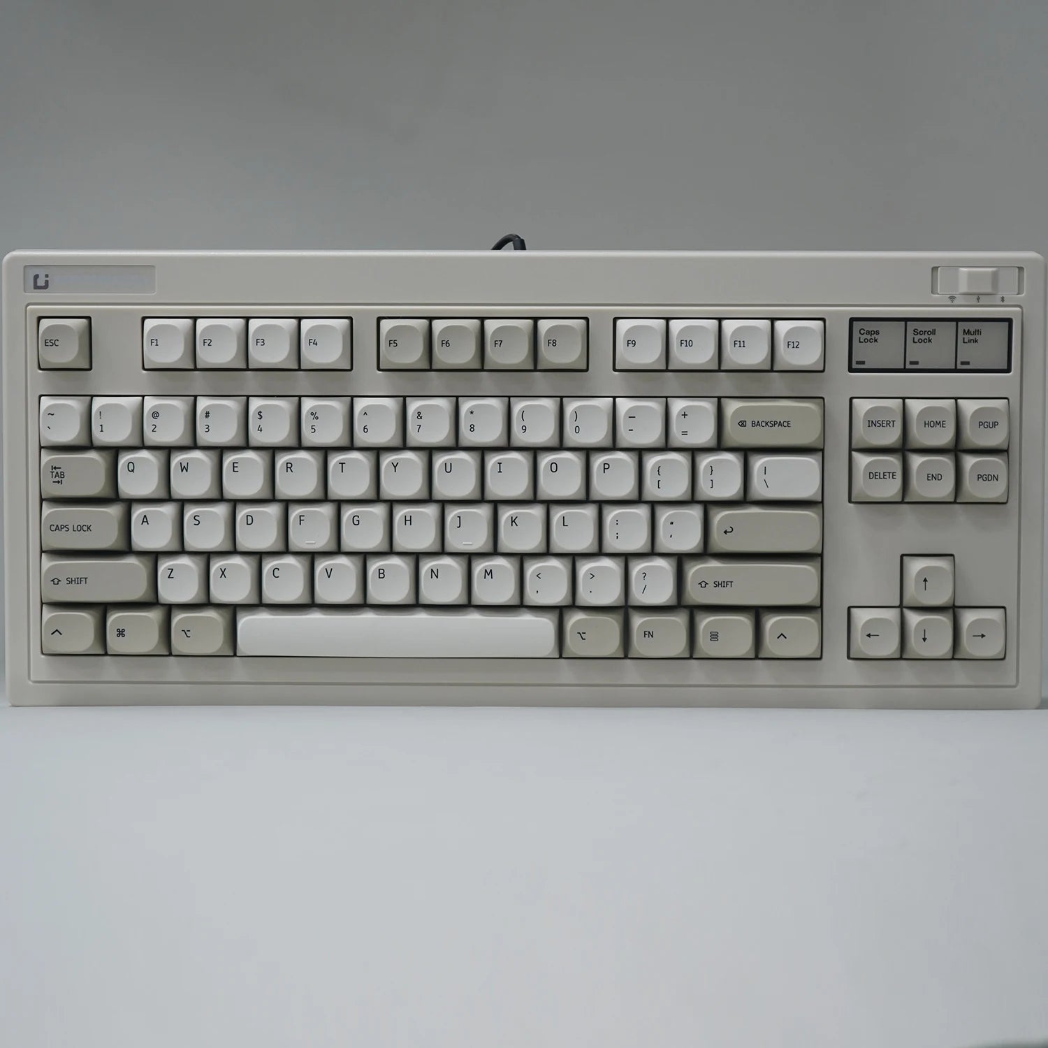 Keebox PBT MA Profile IBM Keyboard Style Key Caps Retro Grey Keycaps for 87 98 104 Layout Dye Sub Keycaps