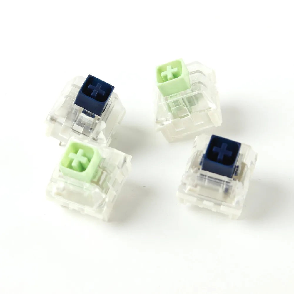 Wholesales  Box Royal Navy Blue Jade Pink Crystal Box 3 Pin Switches IP56 Water-Proof Compatible Cherry MX Switches