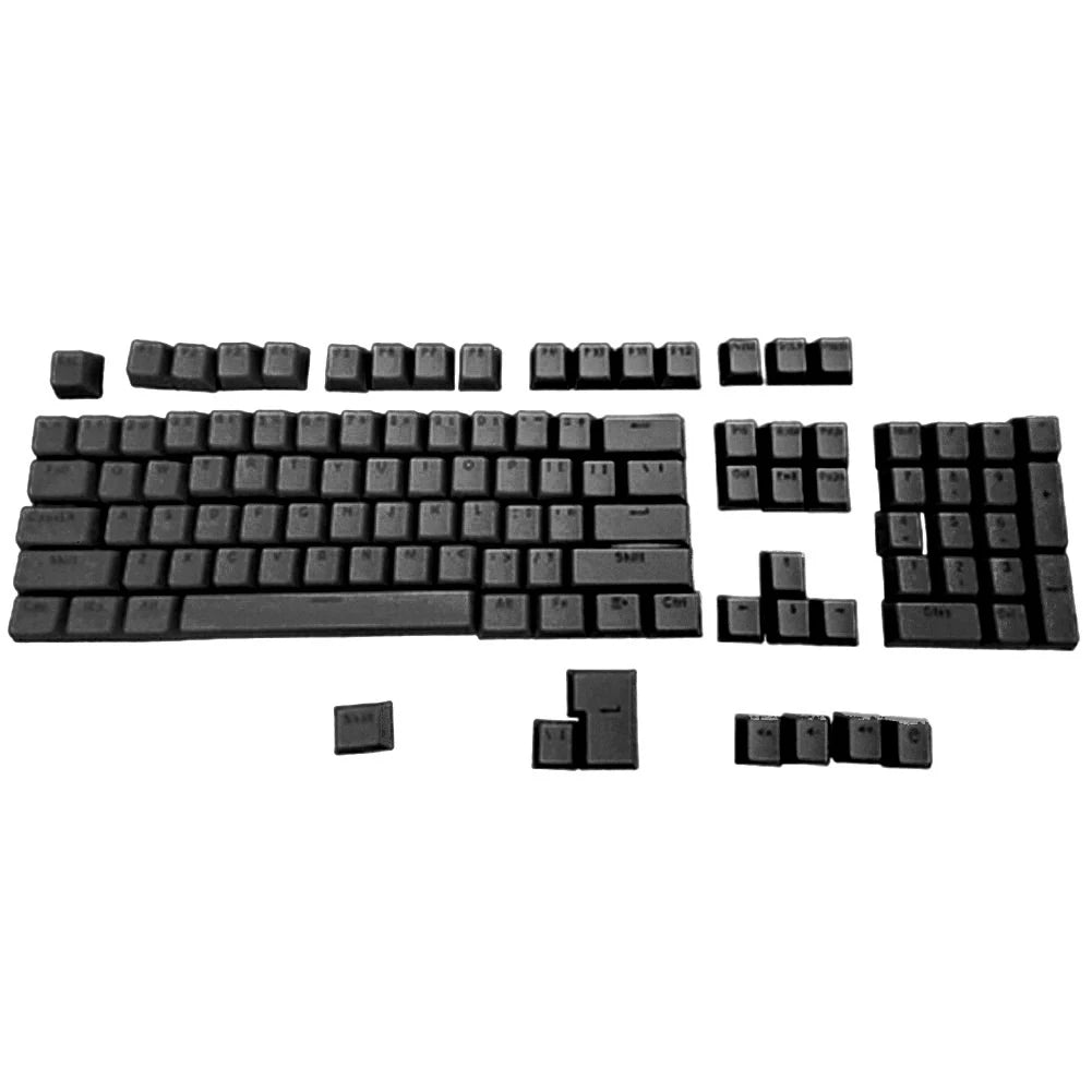 104Pcs Universal Mechanical Keyboard Keycaps Ergonomic Blank Keycaps for Cherry MX Mechanical Keyboard Replacement Backlit Key