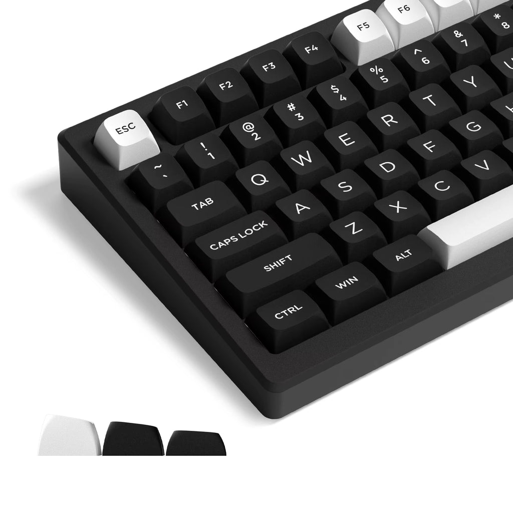 189 Keys ISA Profile Minimalist Keyboard Keycaps BOW Double Shot PBT Keycaps for Gateron Cherry MX Switches Gaming Keyboard
