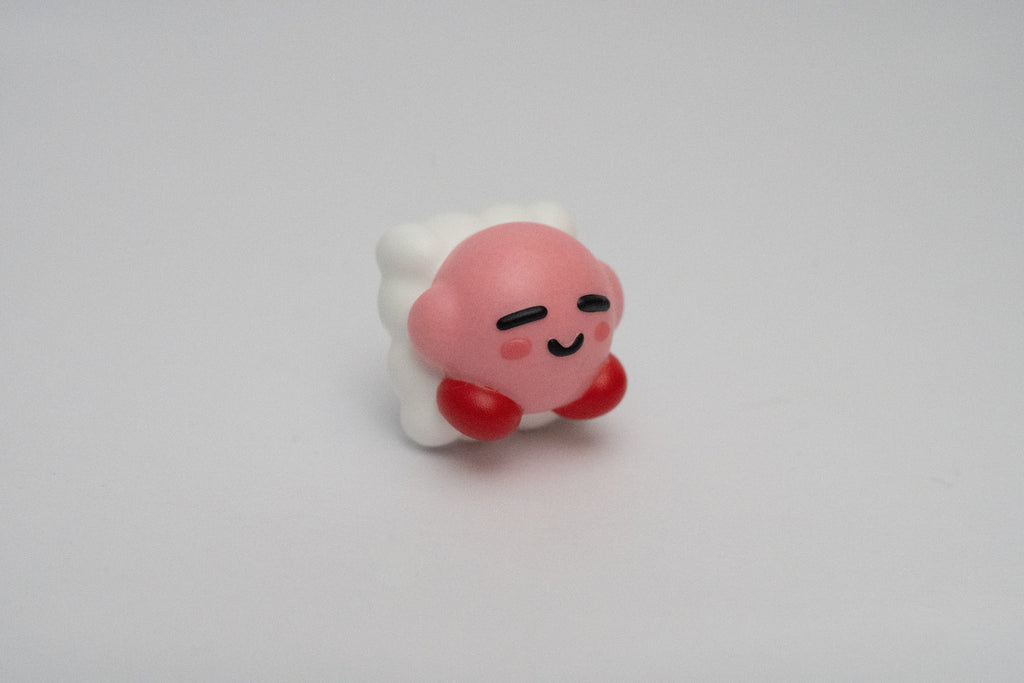Sleeping Kirby Keycap: Handmade Resin Artisan Keycap
