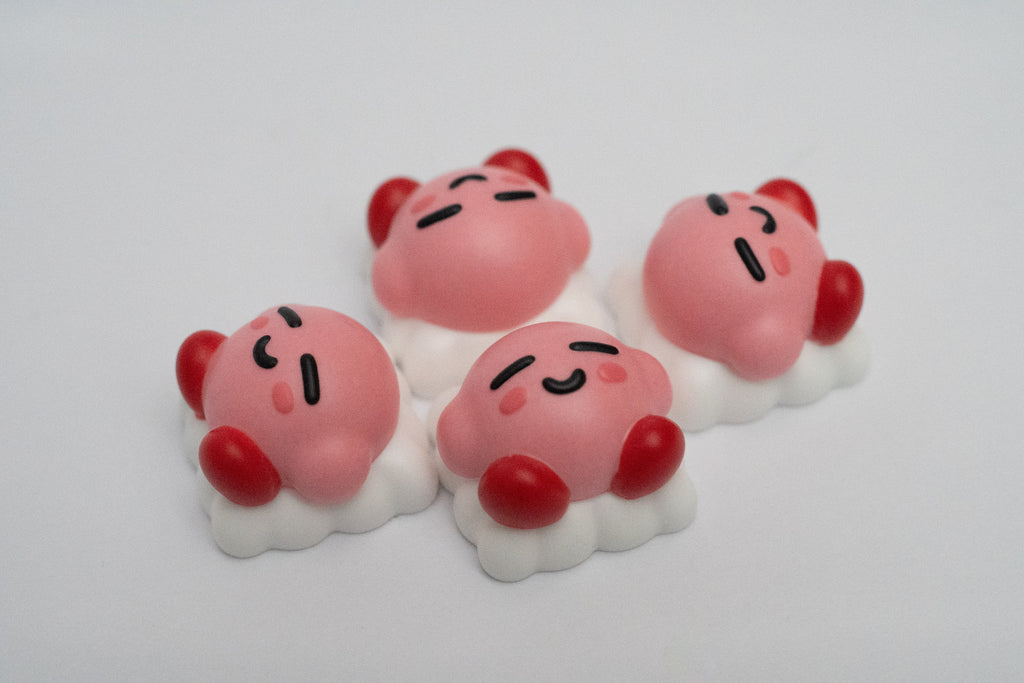 Sleeping Kirby Keycap: Handmade Resin Artisan Keycap
