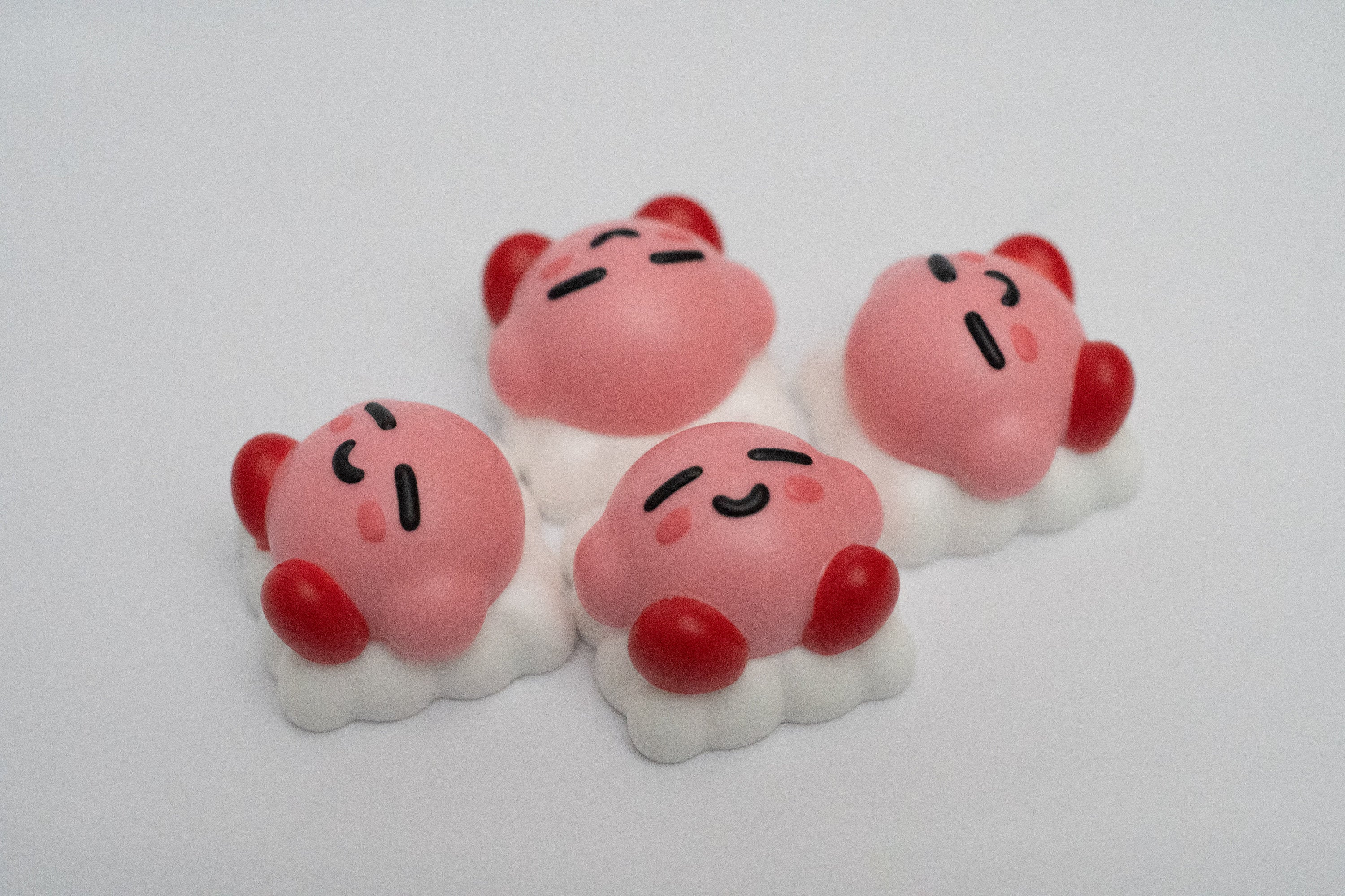 Sleeping Kirby Keycap: Handmade Resin Artisan Keycap