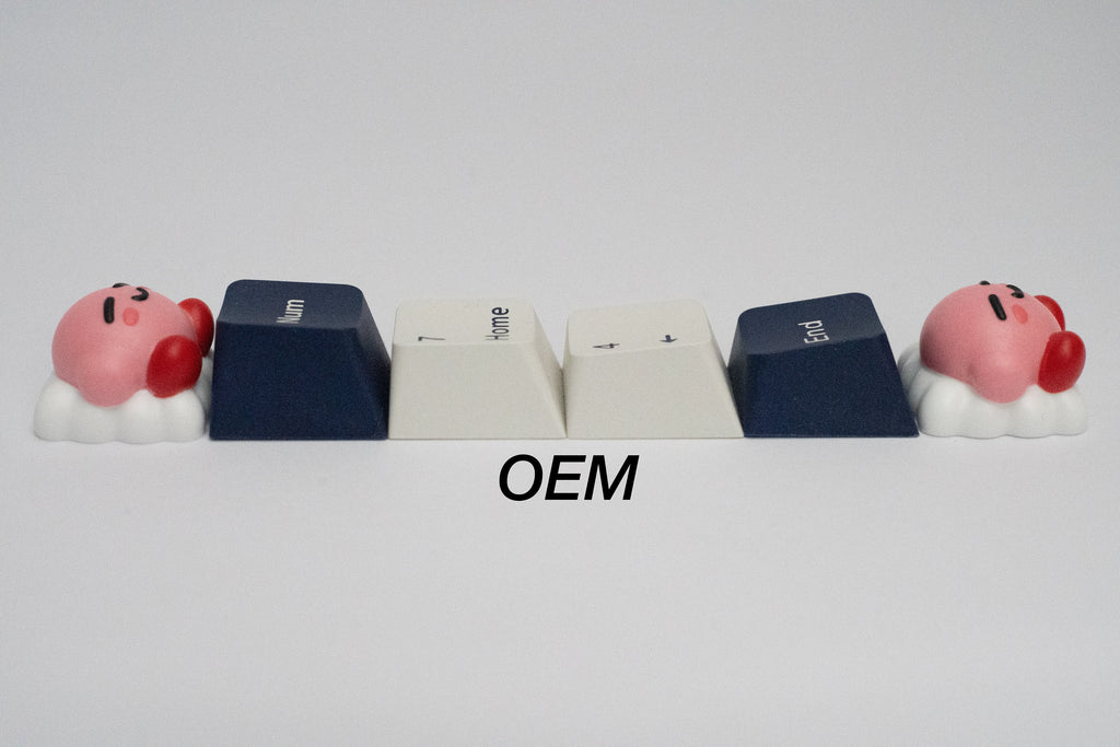 Sleeping Kirby Keycap: Handmade Resin Artisan Keycap